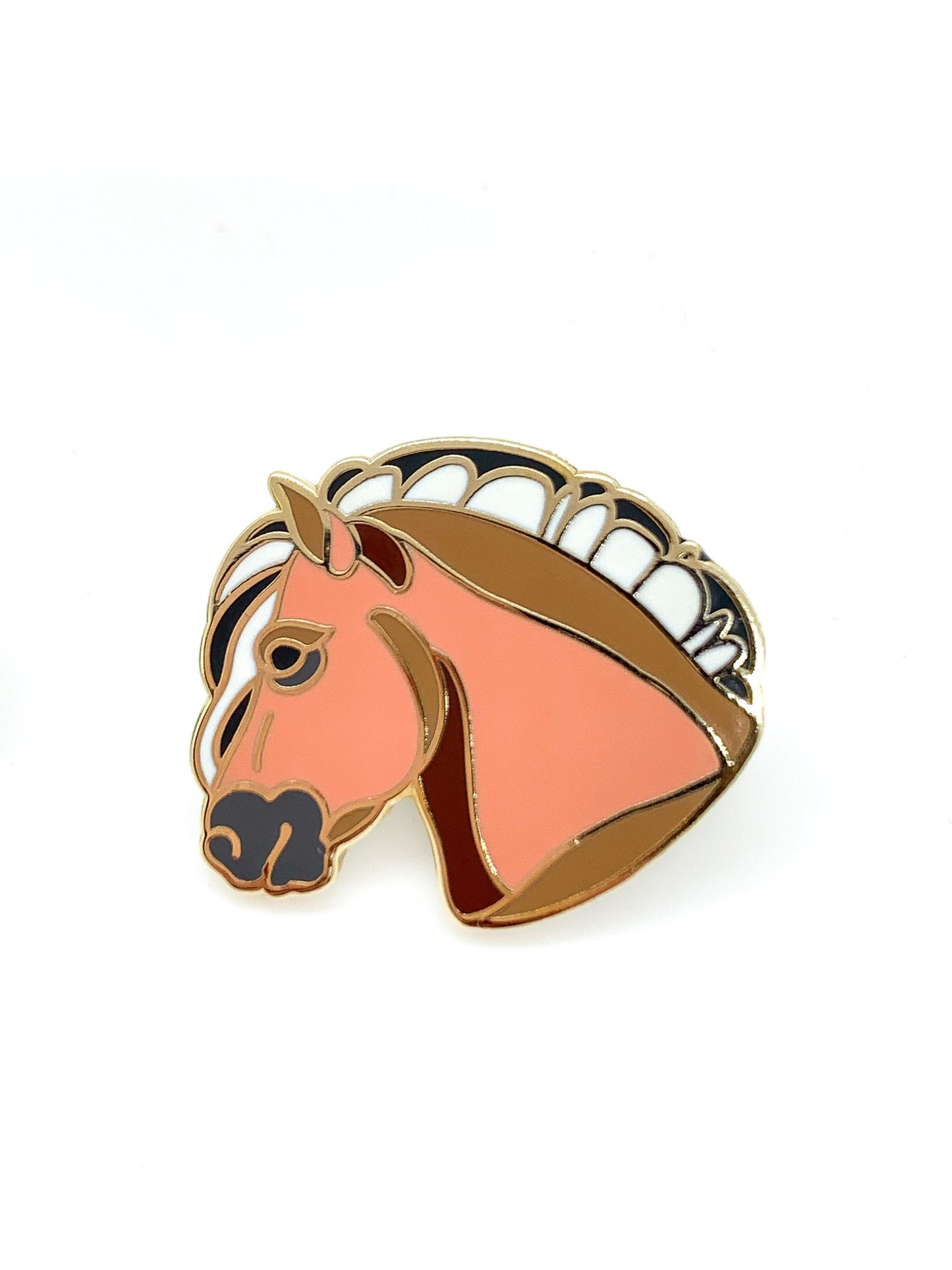 Norwegian Fjord Horse Enamel Pin