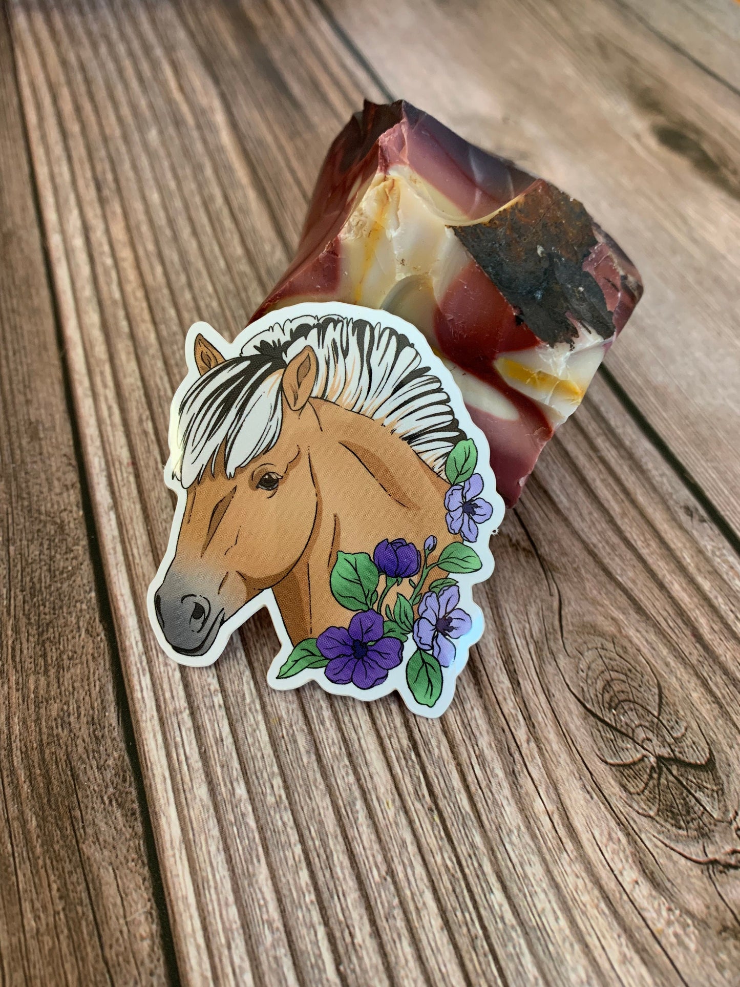 Norwegian Fjord Horse Sticker