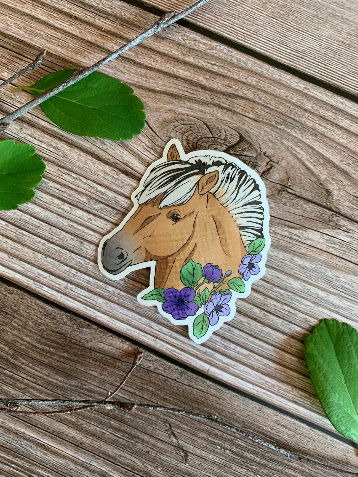 Norwegian Fjord Horse Sticker