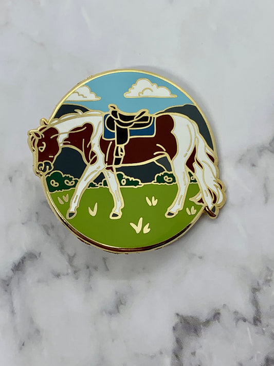 Quarter Horse / Paint Horse Enamel Pin