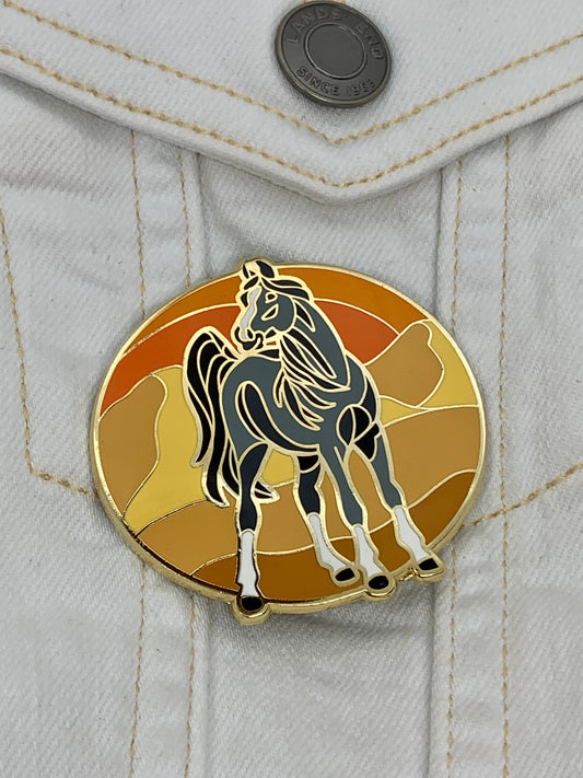 Arabian Horse Enamel Pin