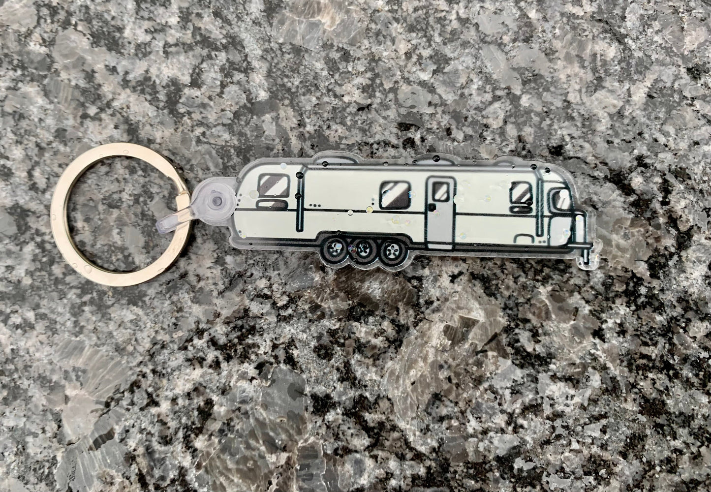 Triple Axle Airstream Acrylic Keychain