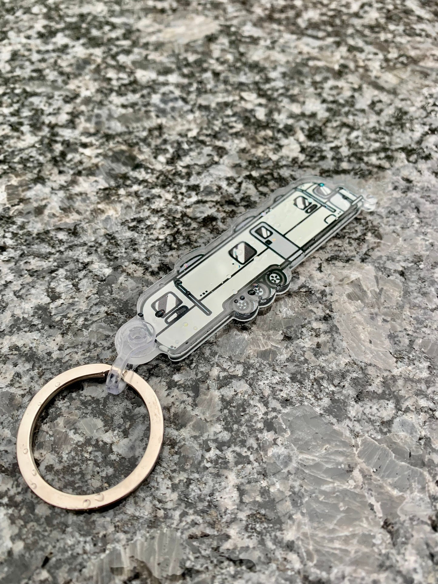 Triple Axle Airstream Acrylic Keychain