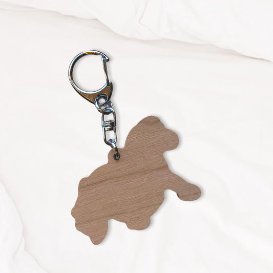 Norwegian Fjord Horse Wooden Keychain