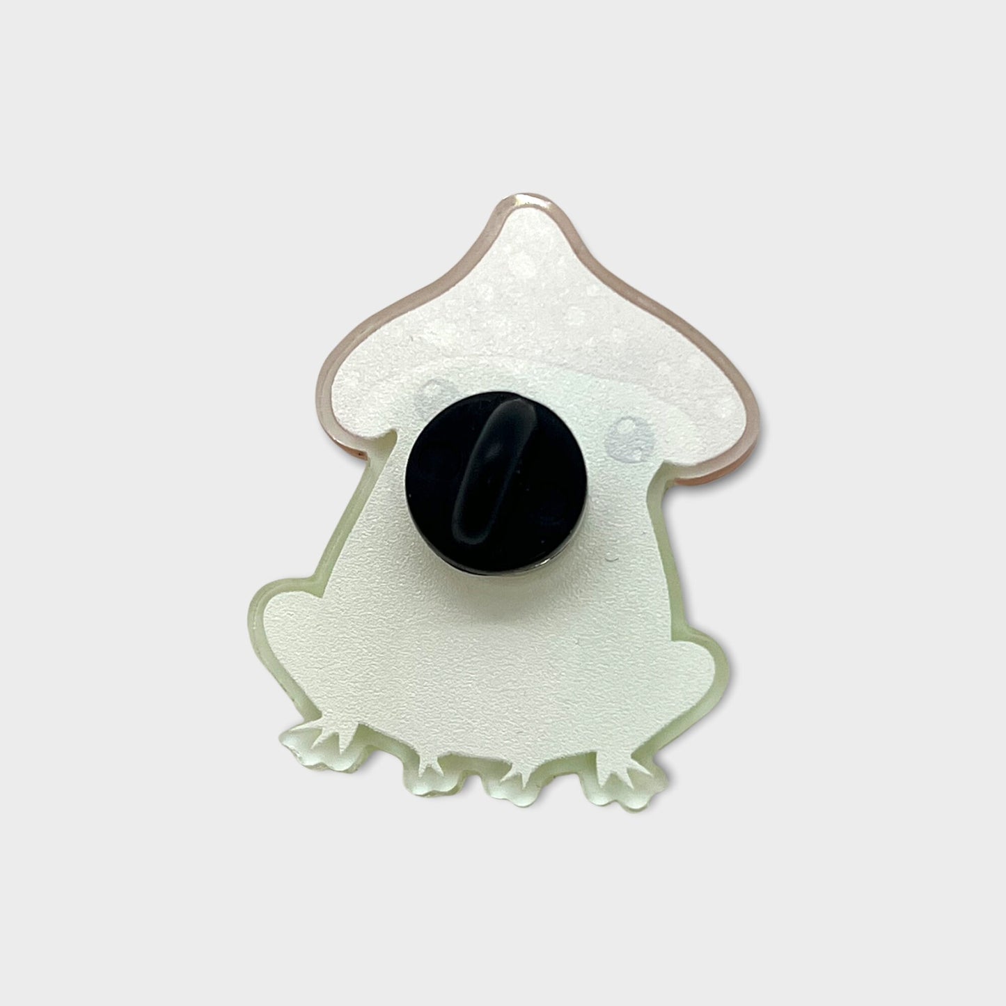 Frog Mushroom Acrylic Pin