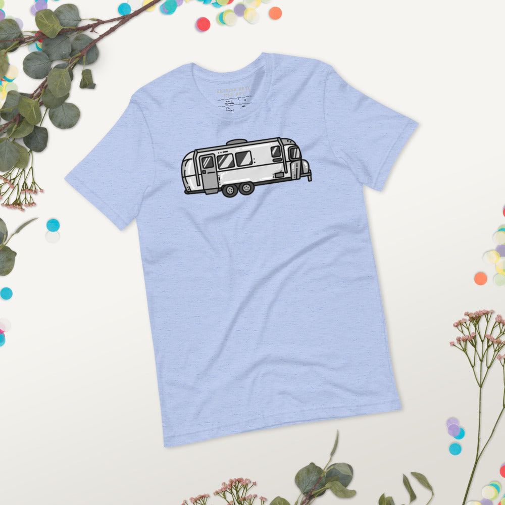 Airstream double-axle Short-sleeve unisex t-shirt