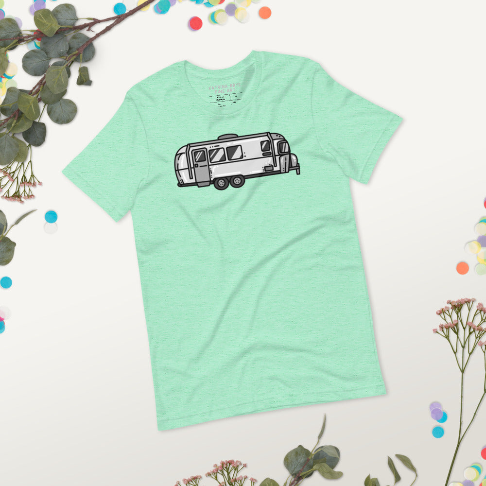 Airstream double-axle Short-sleeve unisex t-shirt