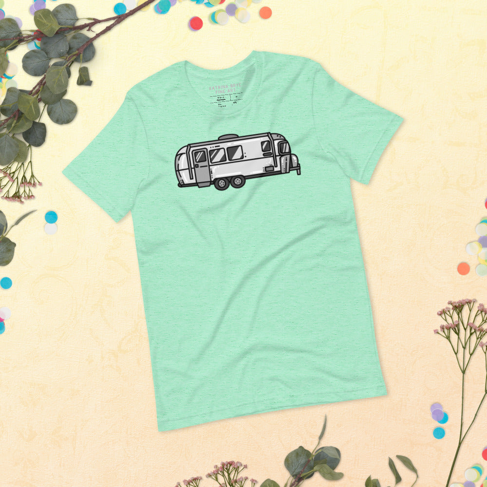 Airstream double-axle Short-sleeve unisex t-shirt