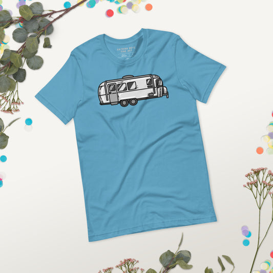 Airstream double-axle Short-sleeve unisex t-shirt