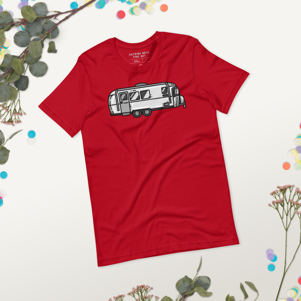 Airstream double-axle Short-sleeve unisex t-shirt